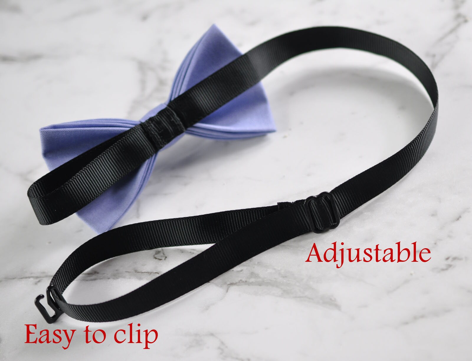 MEN Women 100% Cotton Matte JACARANDA Light Purple Solid Craft Bow Tie Bowtie Wedding Party Hand Made