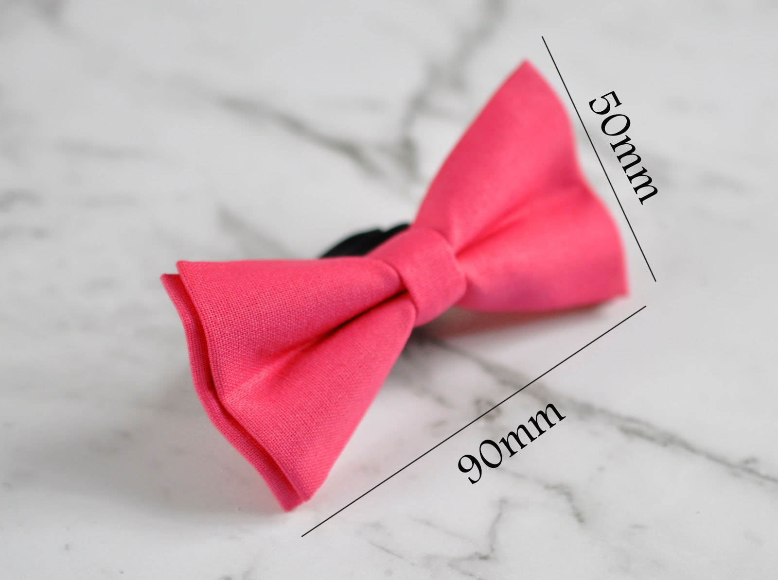 Boy Kids Baby 100% Cotton Handmade Hot Pink Bow Tie Bowtie Party Wedding Page Boy 1-6 Years Old