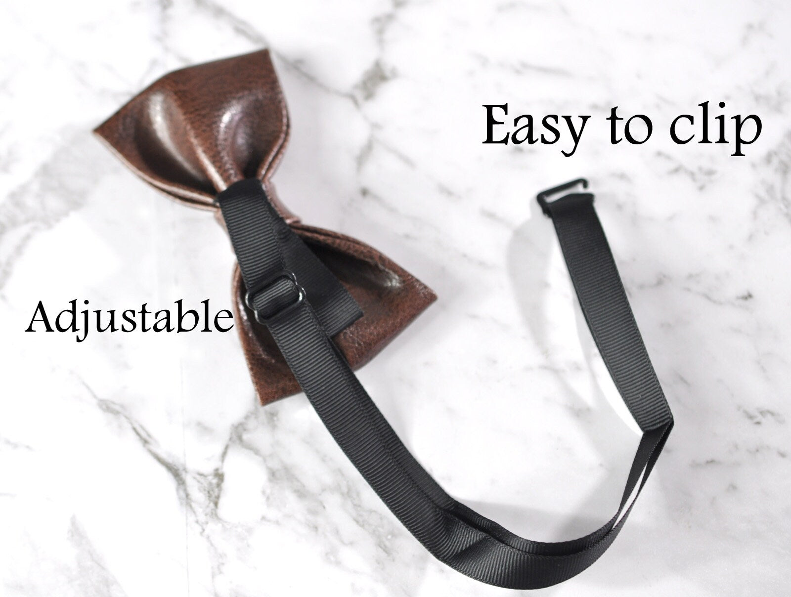 Boy Baby Kids Page Boy Coffee Deep Brown Faux Leather Bow Tie Bowtie and Faux Leather Coffee Suspenders Braces Sets 1-6 Years Old