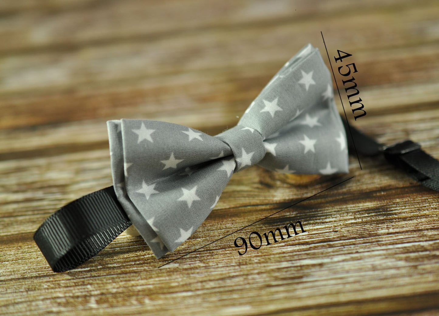 BOY KIDS Baby Infant Light Grey 15mm Skinny Braces Elastic Suspenders + 100% Cotton Grey white Stars Bowtie Bow Ties Fits 1-6 Years Old