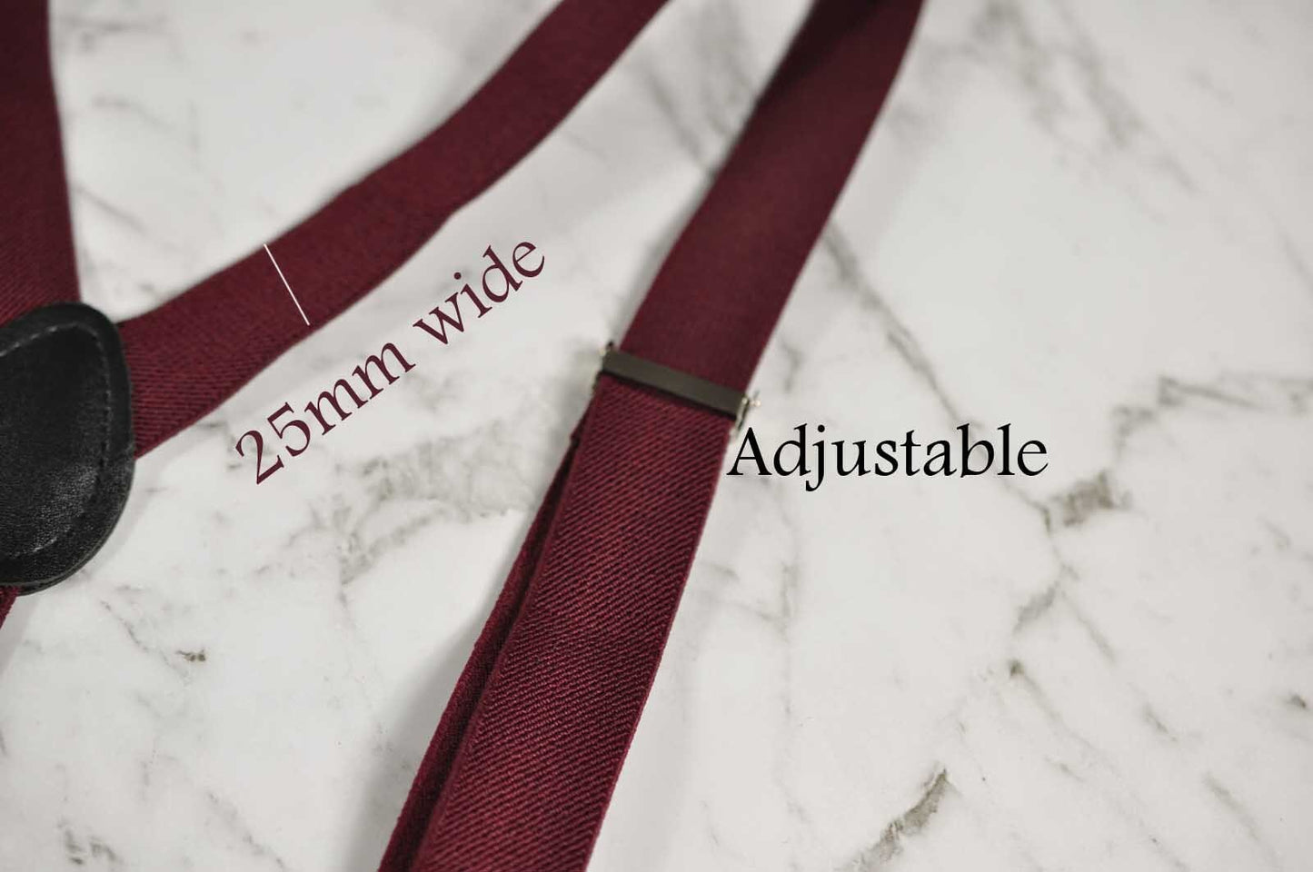 BOY KIDS Baby Infant Burgundy Red Dark Wine Clip-on Braces Elastic Suspenders + 100% Cotton Silver Grey Bowtie Bow Ties Fits 1-6 Years Old