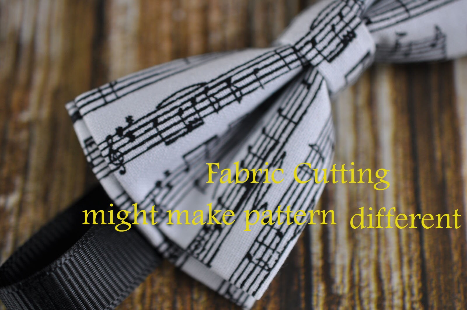 Sheet Music Notes Pattern Cotton Bow Tie + White Solid Suspenders Braces Set for Infant Baby / Kids Boy / Youth Teenage / Adult Men
