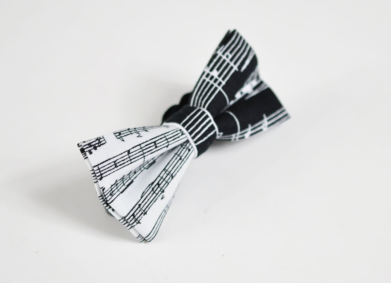 Boy Kids Baby Infant Children Sheet Music Notes Pattern Cotton Black and White Bow Tie Bowtie 1-6 Years Old Wedding Party