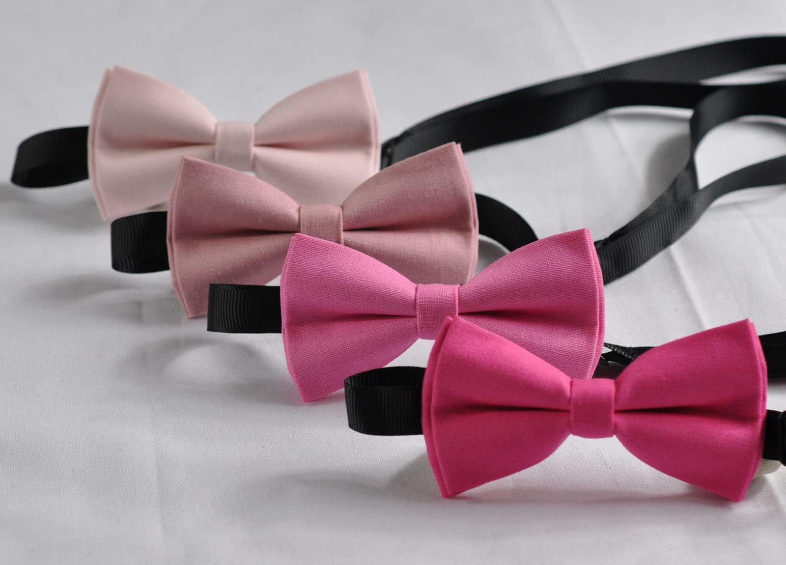 Baby Pink , Candy Pink,Hot Pink , Dusty Pink Hand Made 100% Cotton bow tie,for Men,Toddlers ,Boys,baby Wedding Party