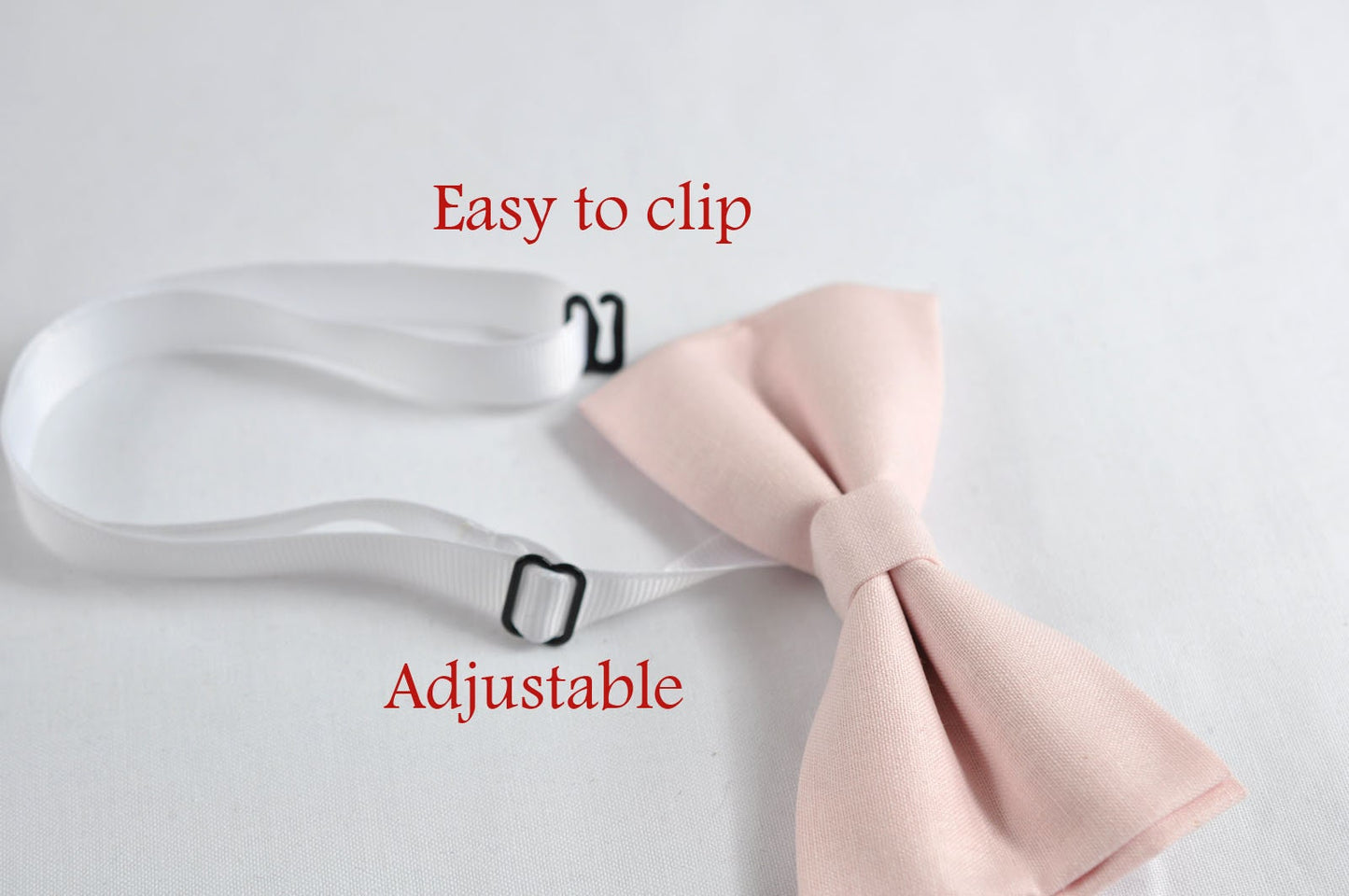 Mens Baby Pink 100% Cotton Hand Made Pretied Bow tie and Matched Pocket Squares Hanky Handkerchief for Wedding or Party