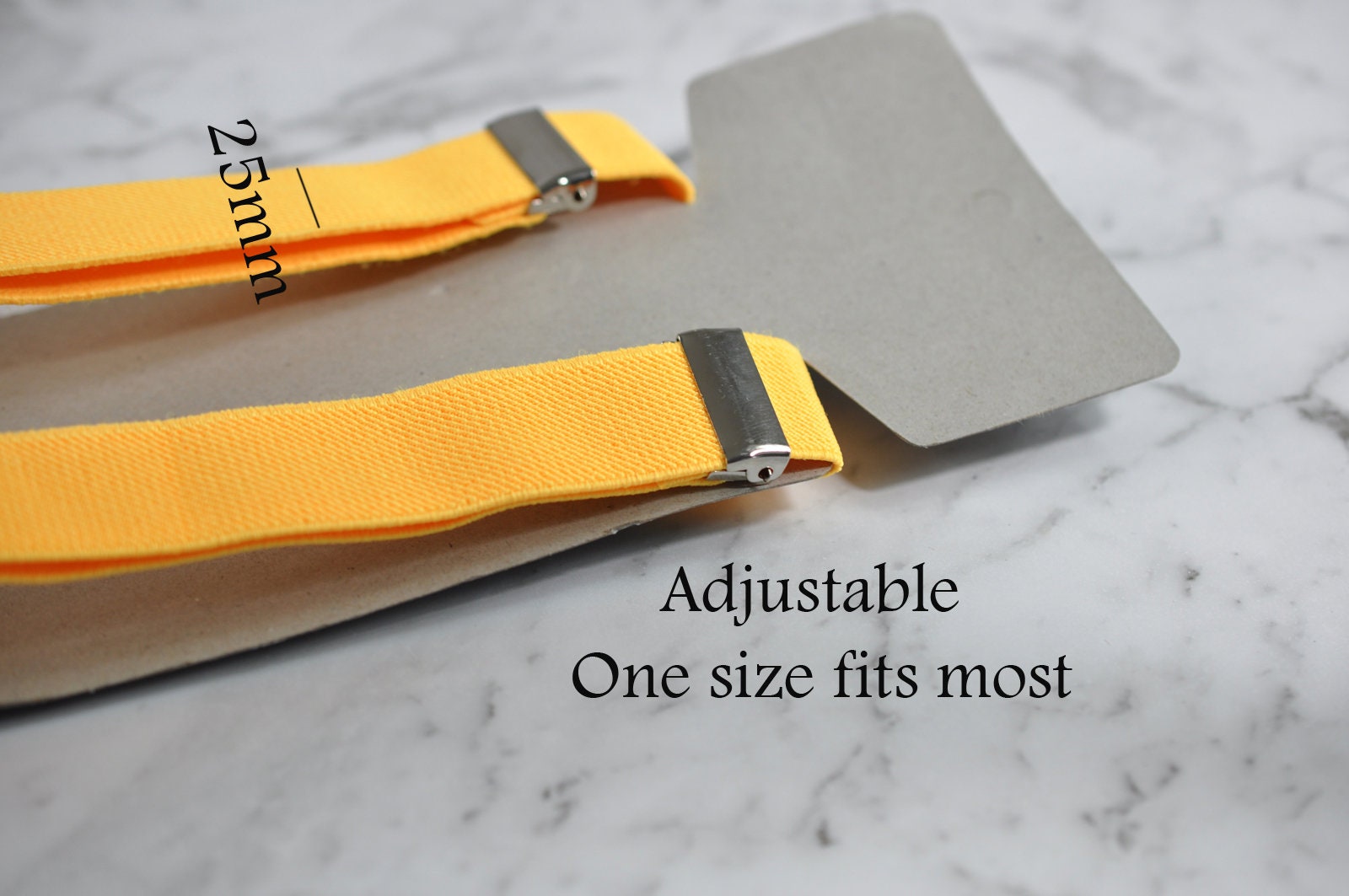 Black Yellow Cotton Bow tie bowtie and Yellow Elastic suspenders Braces for Men / Youth Teenage / Boy Kids / Baby Infant toddler