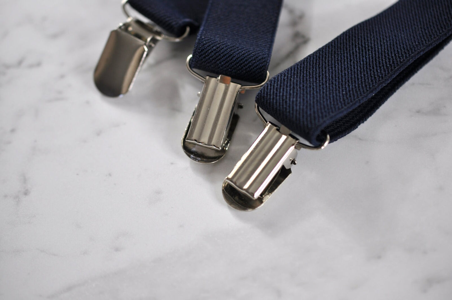 Men Women Navy Blue Adult 25mm Wide Braces Suspenders + 100% COTTON Baby PINK Bow Tie BOWTIE Wedding Party