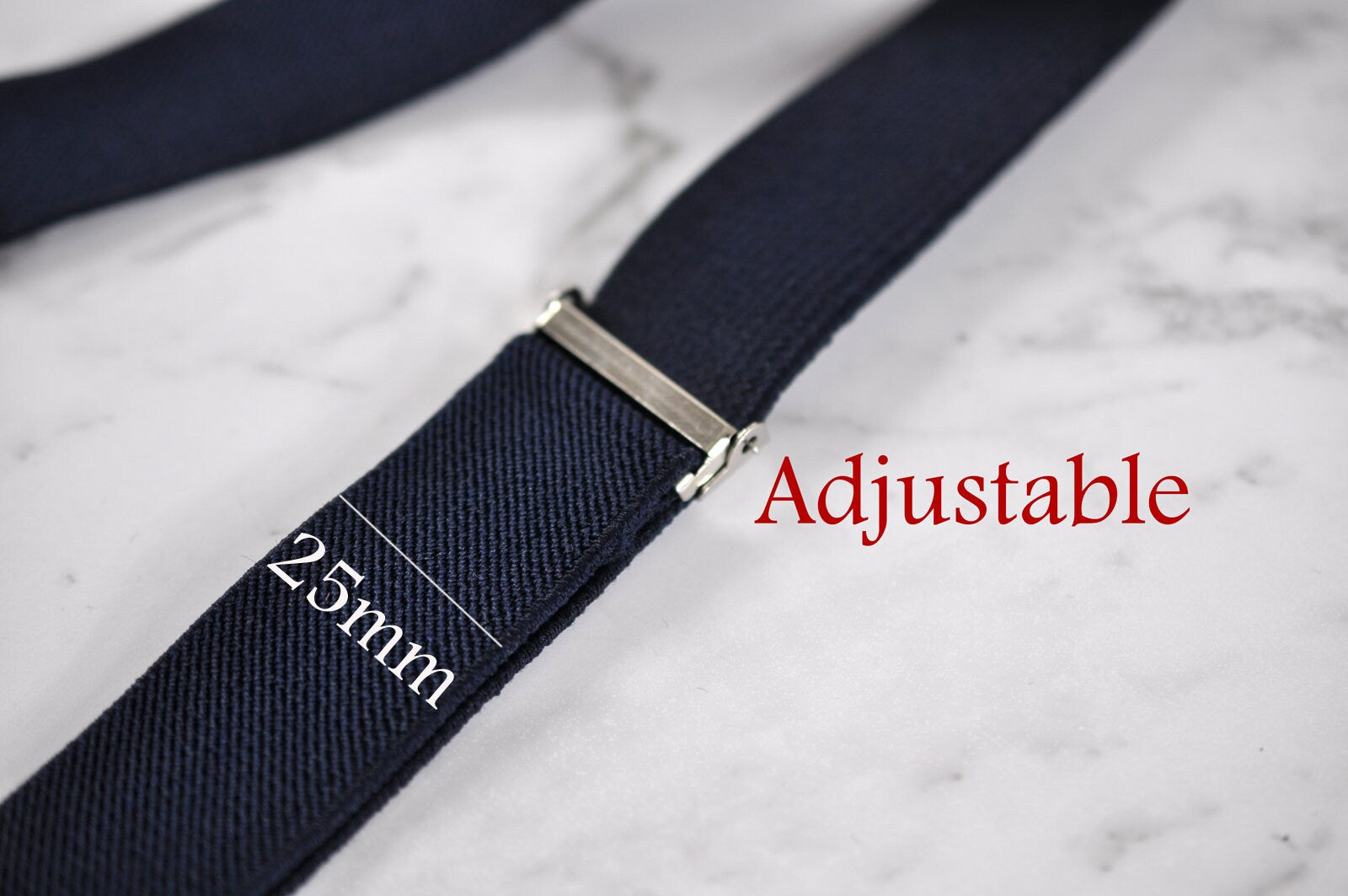 Men Women Navy Blue Adult 25mm Wide Braces Suspenders + 100% COTTON Baby PINK Bow Tie BOWTIE Wedding Party