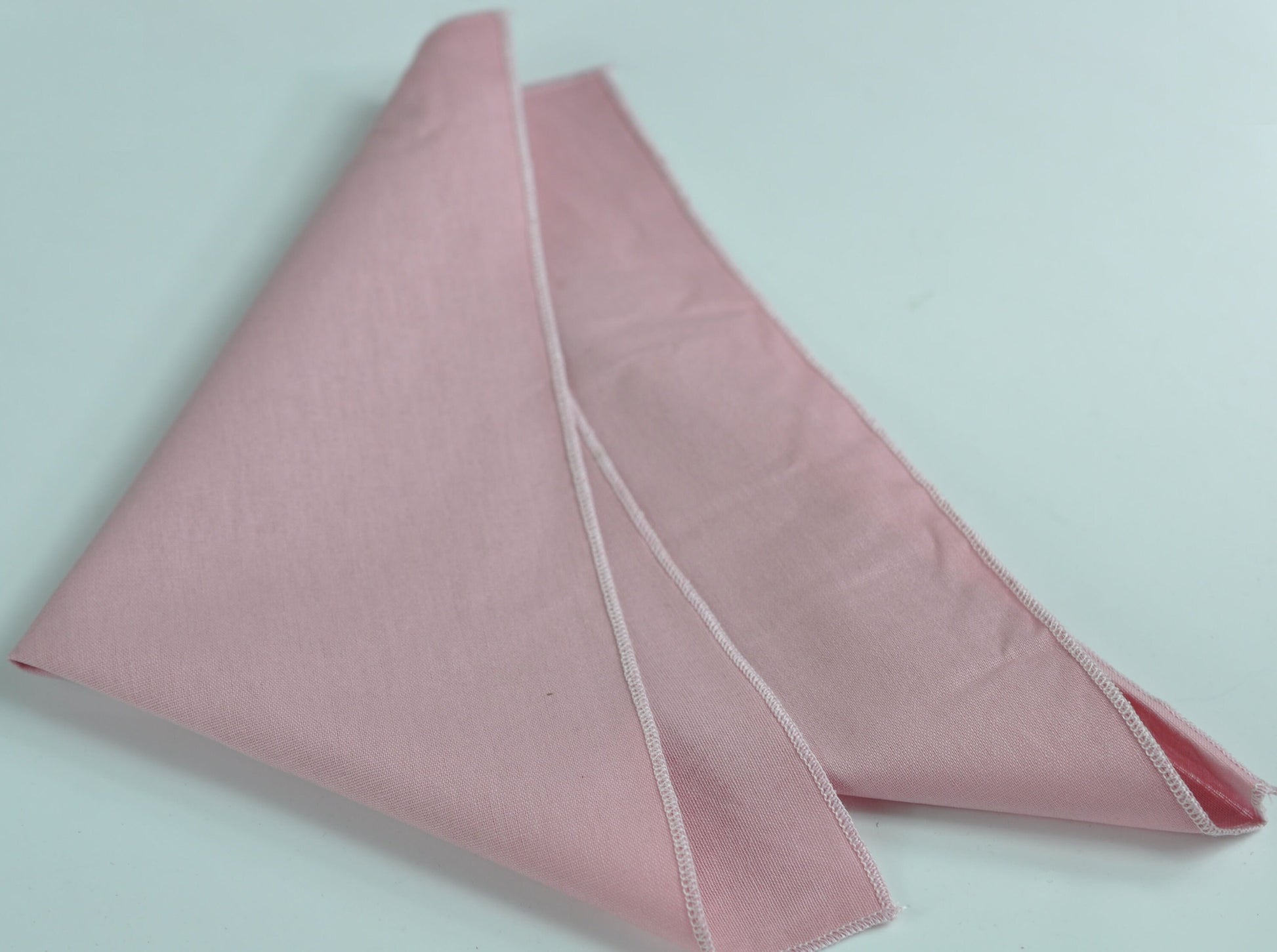 Men 100% Cotton Handmade Dusty Pink Musk Pink Light Pink Pocket Square Wedding Formal Hanky Handkerchief