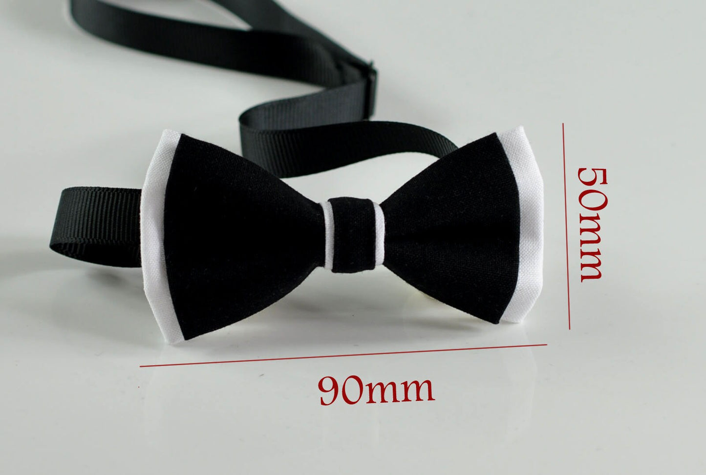 Black White Cotton Bow tie + Black White Grids Elastic Faux Leather X-Back Suspenders Braces for Baby Toddler infant Weddding 1-6 Years Old