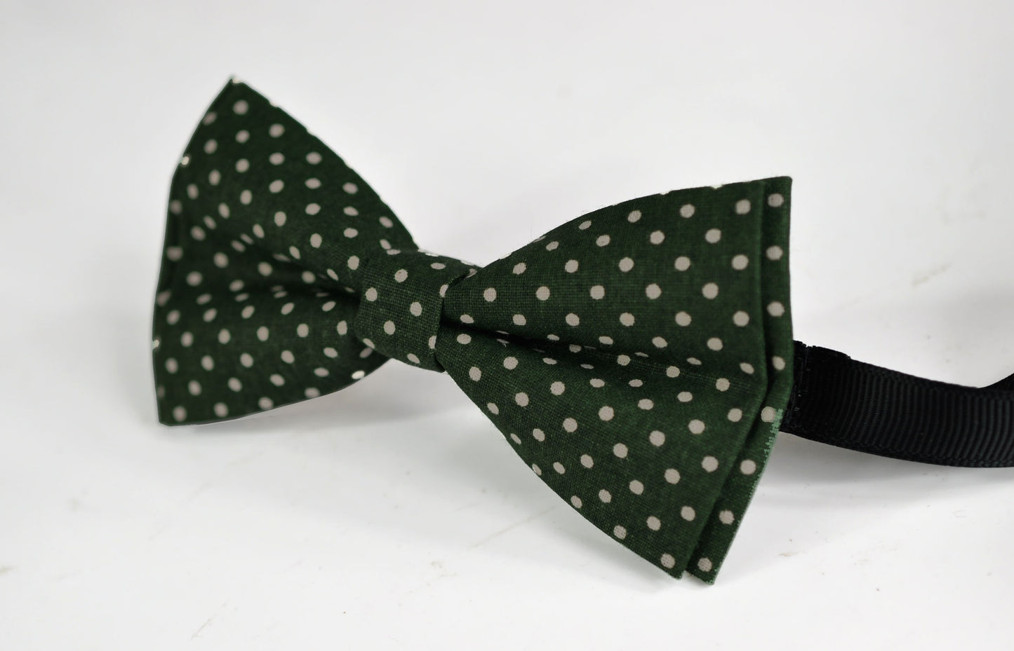 Green White Spots Stripes Cotton Bow tie Bowtie + Grey Elastic Suspenders Braces for Baby infant / Toddler Boy Kids / Youth teenage / Adult