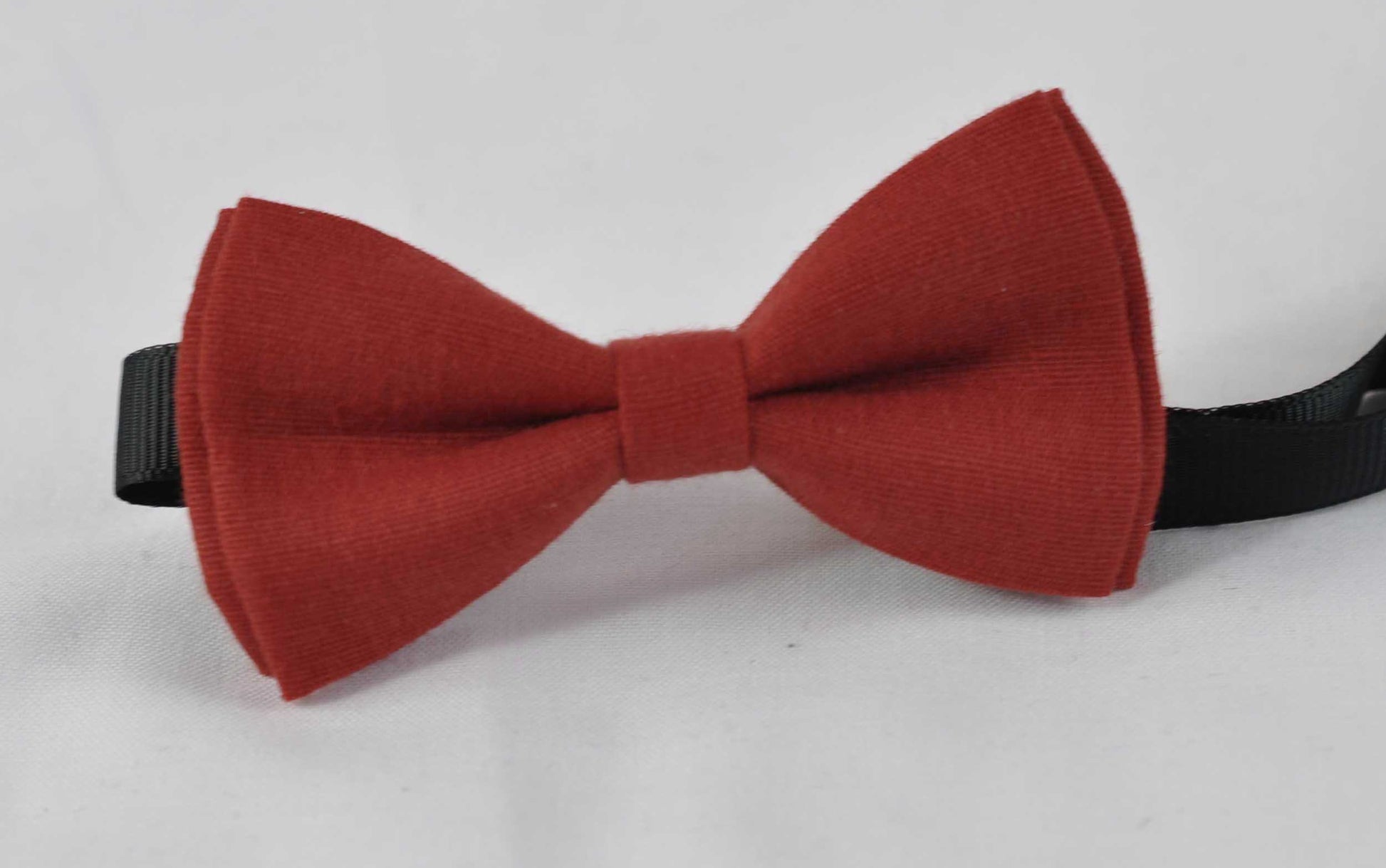 Ginger Brownish Red / Orange Linen Bow tie + Khaki Light Brown Elastic Suspenders Braces Baby infant / Kids Boy / Youth Teenage / Men Adult