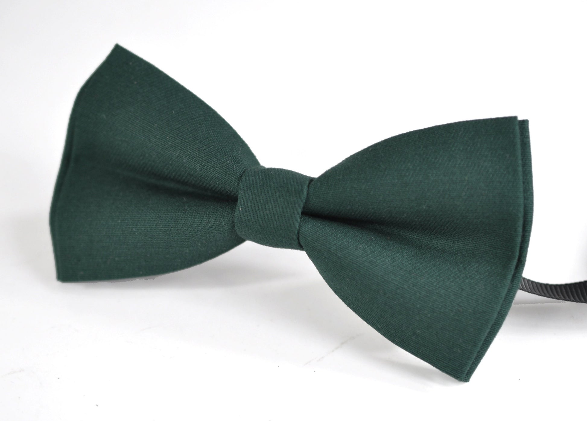 Dark Emerald Green Bottle Green Cotton Bow tie + BROWN Elastic Suspenders Braces for Baby infant Toddler/ Kids Boy / Youth Teenage / Men