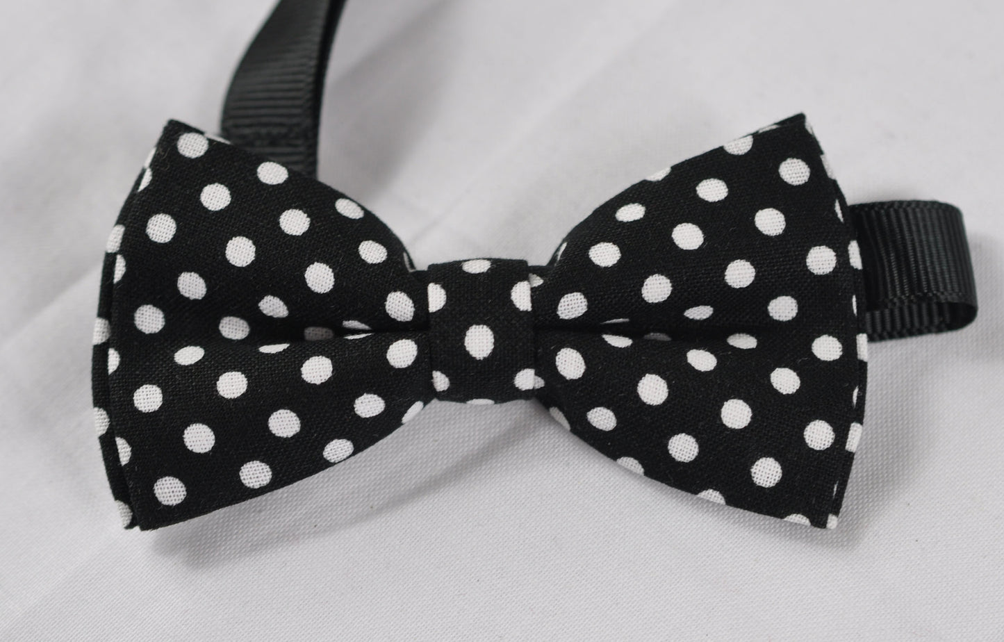 Black White Spots & Stripes Dots Pattern Bow Tie + Matched Elastic Suspenders Braces Baby infant Toddler / Boy Kids / Youth Teenage / Adult