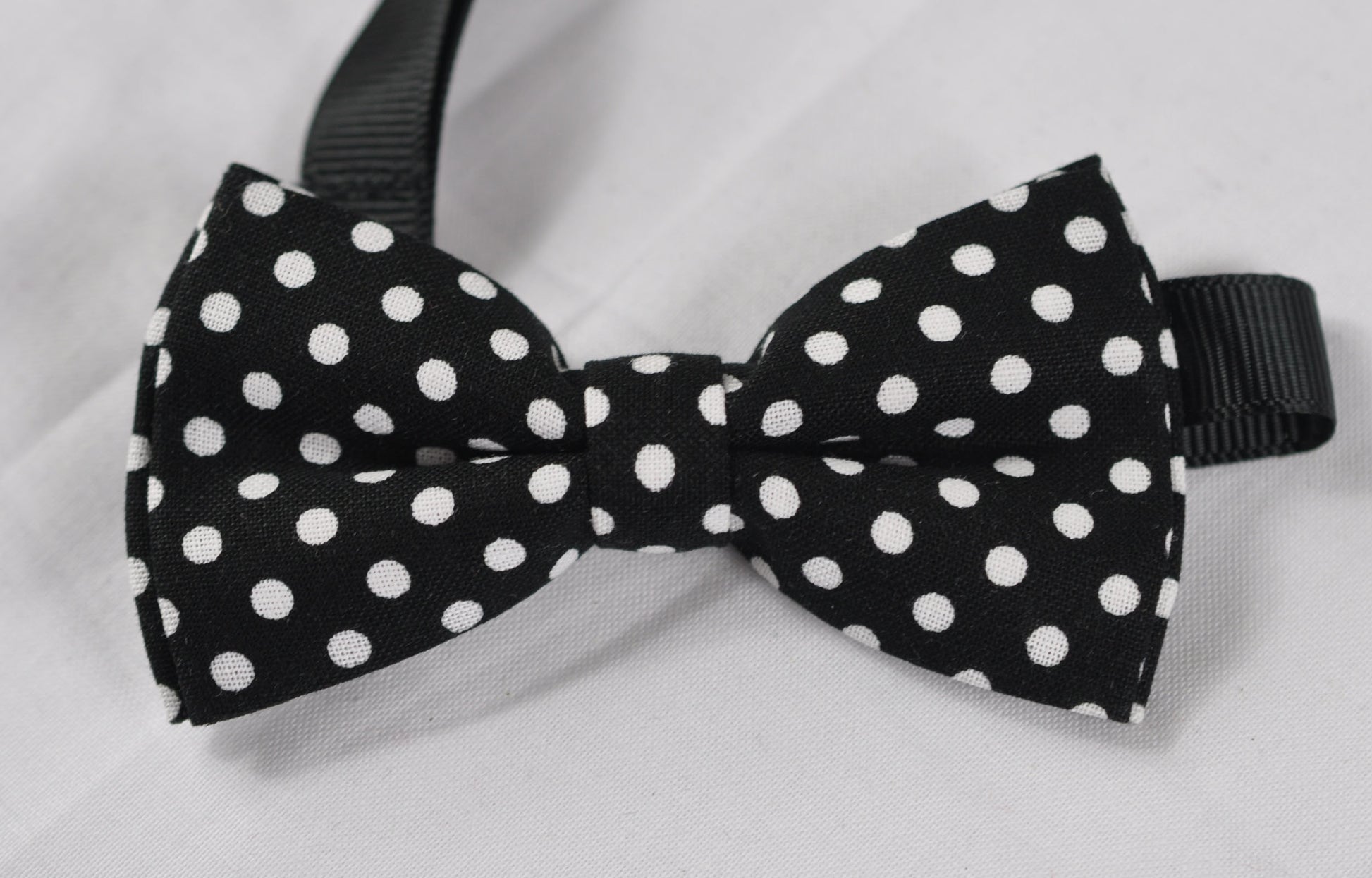 Black White Spots & Stripes Dots Pattern Bow Tie + Matched Elastic Suspenders Braces Baby infant Toddler / Boy Kids / Youth Teenage / Adult