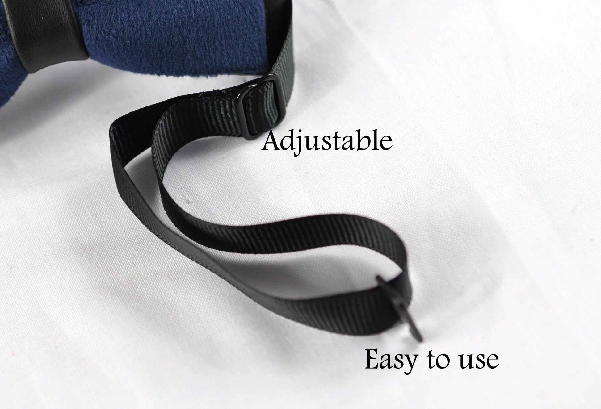Navy blue velvet + Black Faux Leather 2 Layers Bow tie bowtie for Men Adult / Youth Teenage / Kids Boy / Infant Toddler Baby