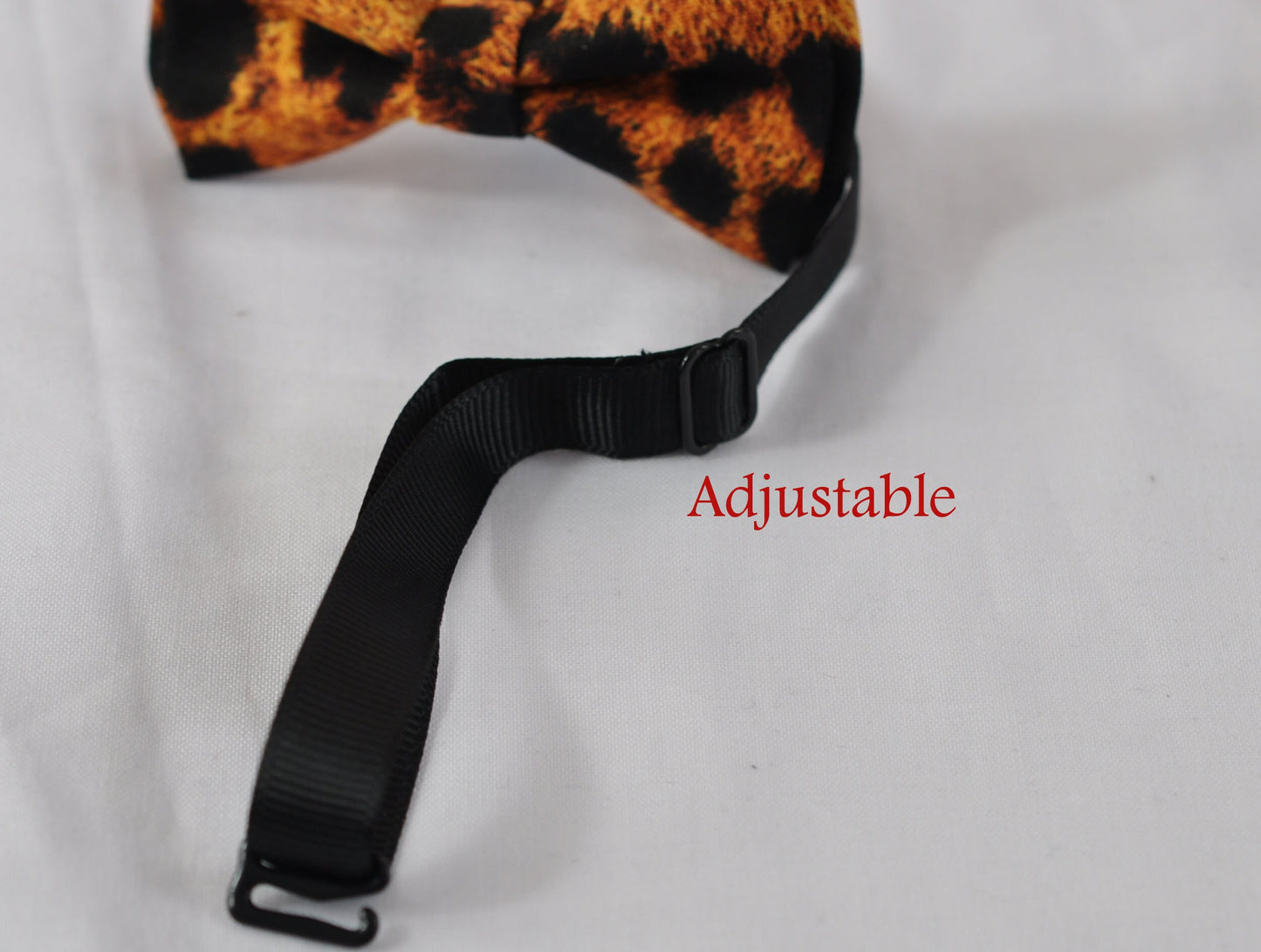 Jaguar leopard Print Cotton Pretied Bow tie Bowtie for Baby Infant Toddler / Kids Boy / Youth Teenage / Adult Men