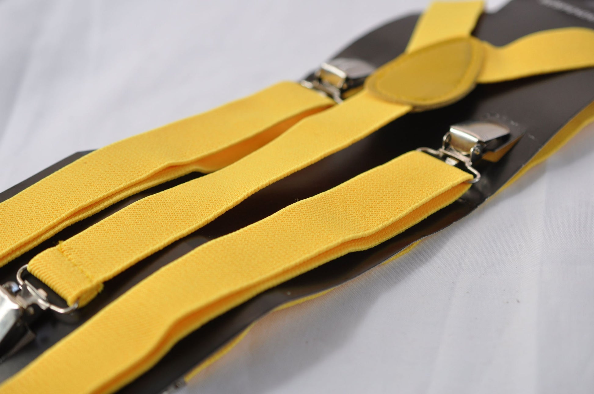 Baby Yellow Light Yellow Cotton Bow tie Bowtie + Yellow Elasitc Suspeners Braces for Youth Teenage / Boy Kids / Baby Infant Toddler