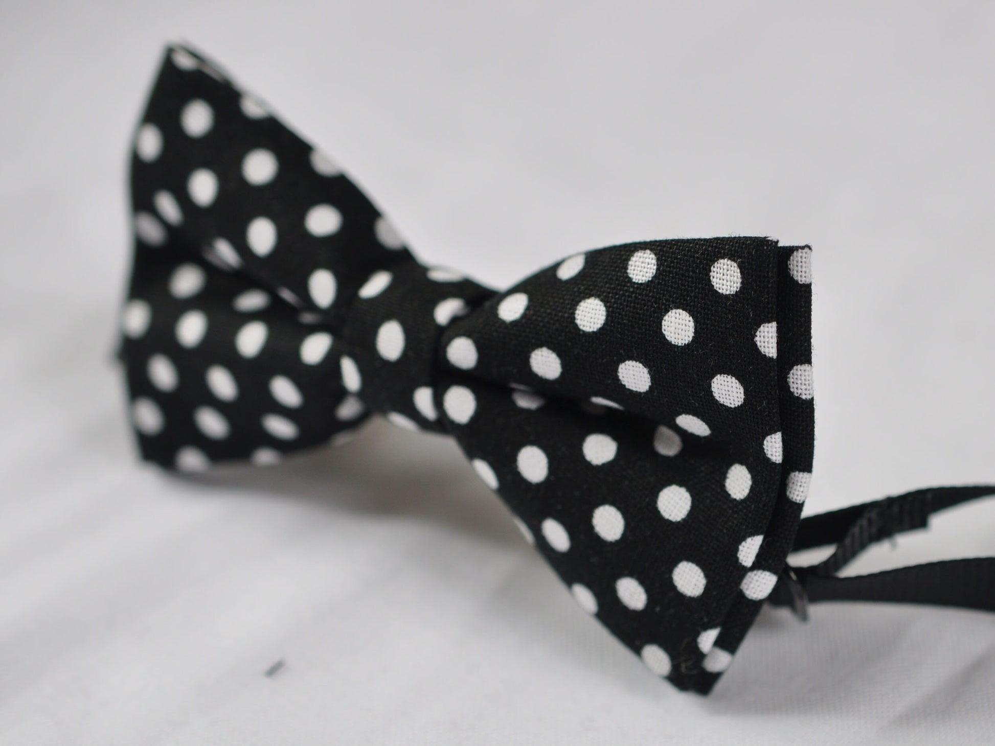 Black White Spots & Stripes Dots Pattern Bow Tie + Matched Elastic Suspenders Braces Baby infant Toddler / Boy Kids / Youth Teenage / Adult