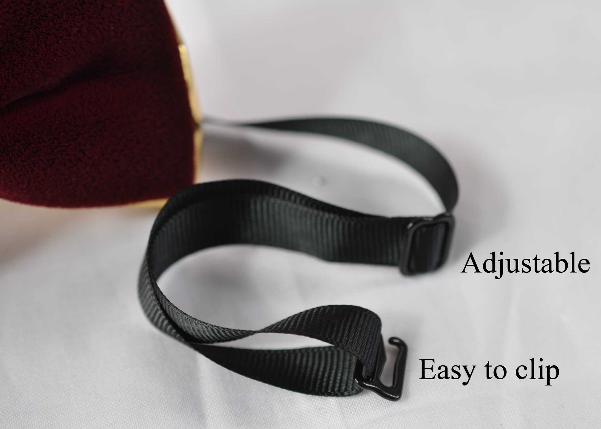 Men Adult Burgundy Velvet Gold Faux Leather Bow tie + 35mm Wide Black Elastic Suspenders Braces for Wedding / Party