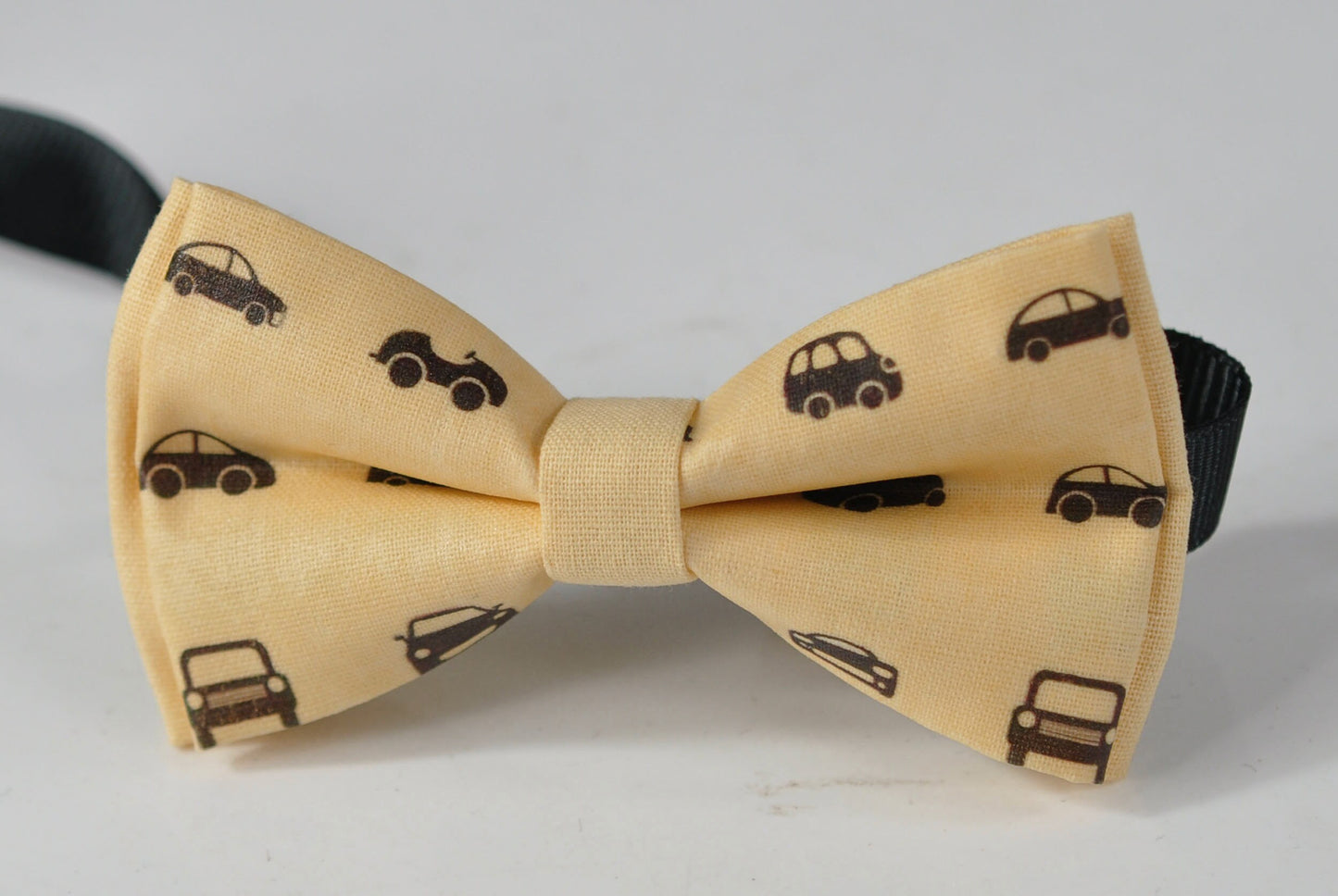 Baby Yellow Light Yellow Car Cars Pattern Cotton Bow tie Bowtie for Baby infant Toddler / Boy Kids / Youth Teenage