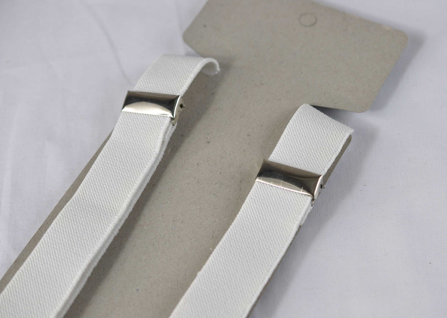 White Velvet and Gold Faux leather 2Layers Bow tie + White Elastic Suspenders Braces for Men / Youth Teenage / Boy Kids / Baby Infant