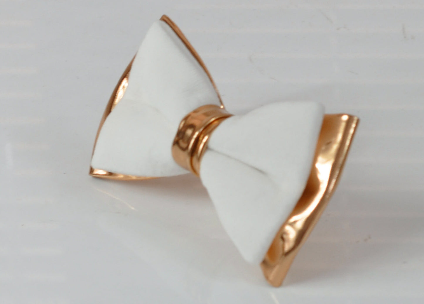White Velvet & Rose Gold Faux Leather Bow tie + Begie Khaki Elastic suspenders braces Men Adult / Youth Teenage / Boy Kids / Baby infant