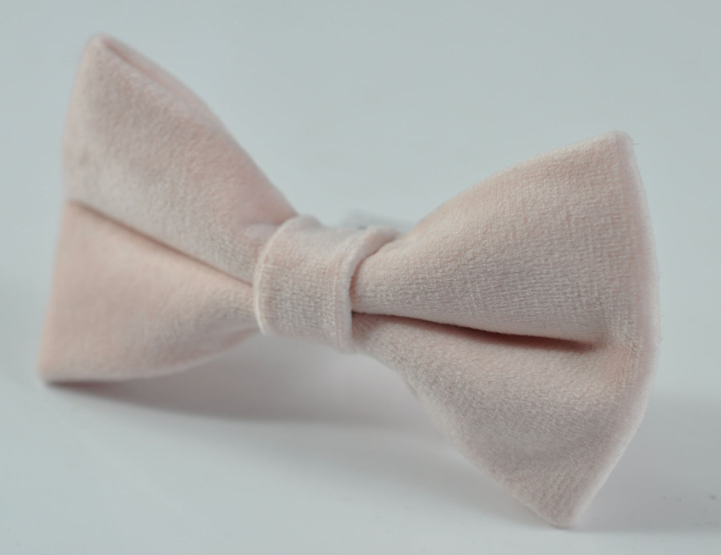 Baby Pink Light Pink Velvet Bow tie Bowtie + Grey Gray Elastic Suspenders Braces for Men / Youth Teenage / Boy Kids / Baby Infant Toddler