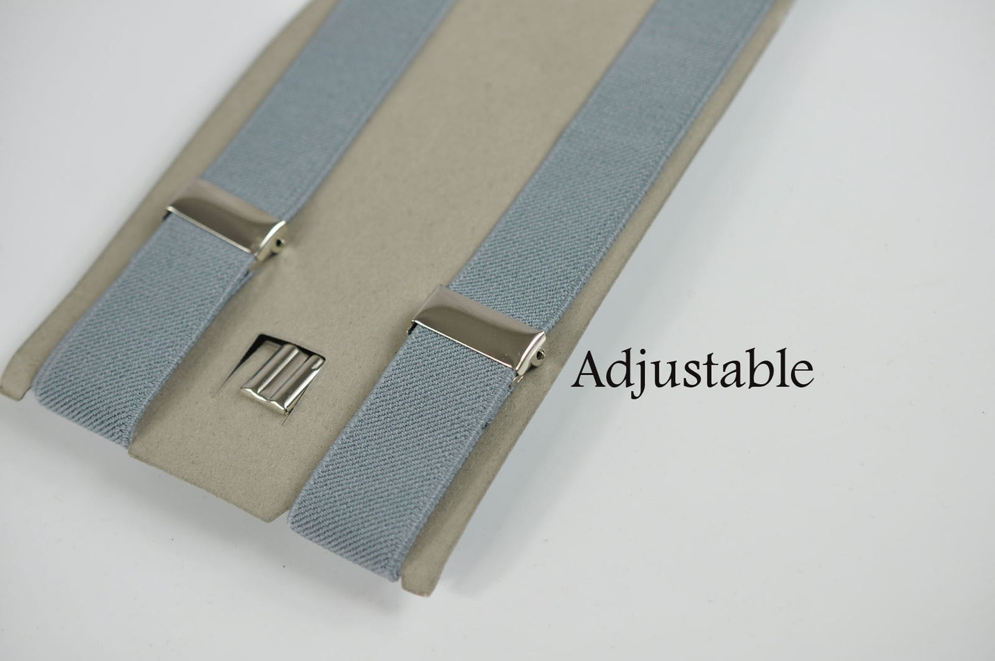 Toffee Brown Cotton Bow tie + Light Grey Gray Elastic Suspenders Braces for Baby infant Toddler/ Kids Boy / Youth Teenage / Men Adult