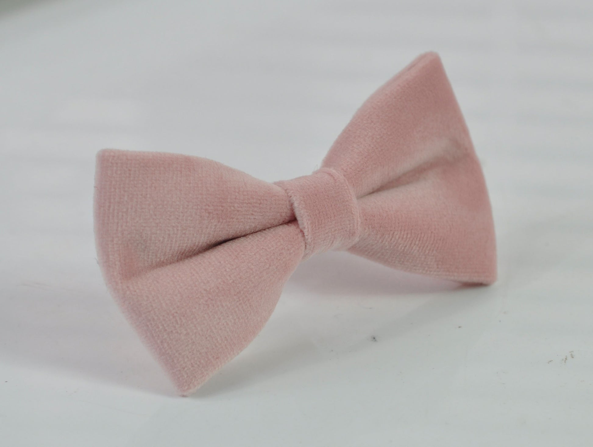 Blush Dusty Pink Velvet Bow tie + Navy Blue Elastic Suspenders Braces for Men Adult / Youth Teenage / Boy Kids / Baby Infant Todler