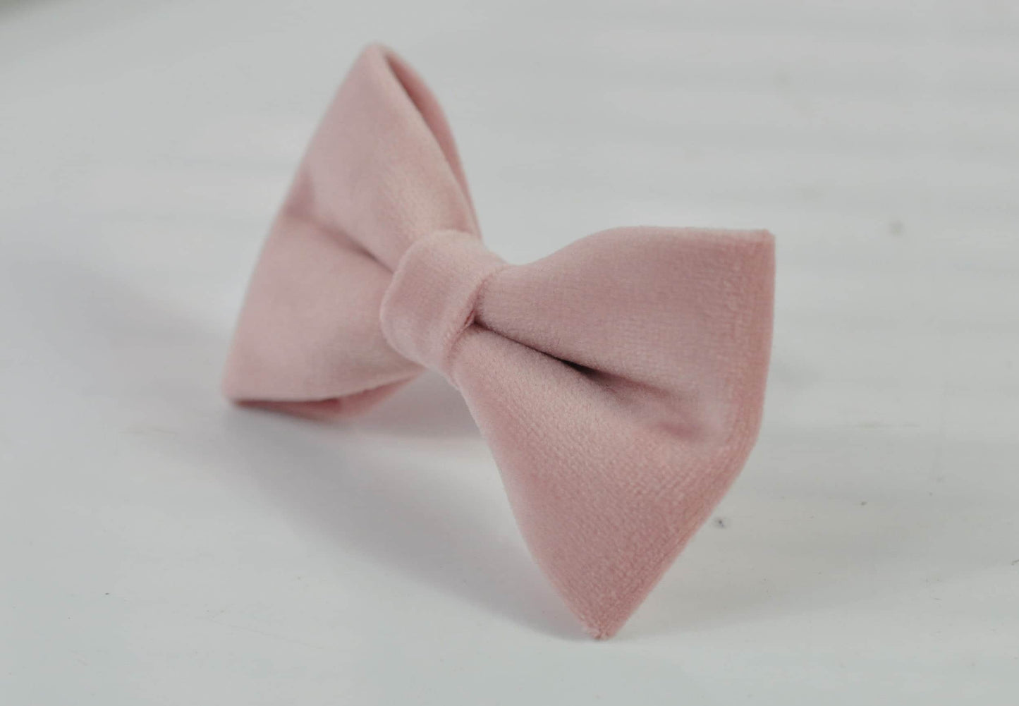 Blush Dusty Pink Velvet Bow tie + Black Elastic Suspenders Braces for Men Adult / Youth Teenage / Boy Kids / Baby Infant Todler