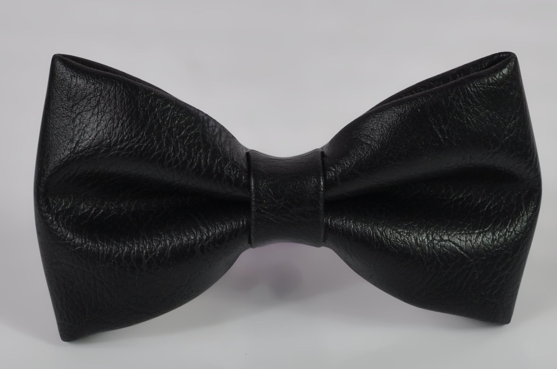 Black Faux Leather Bow tie Bowtie + Matched Elastic Suspenders Braces for Baby infant Toddler / Boy Kids / Youth Teenage / Adult Men