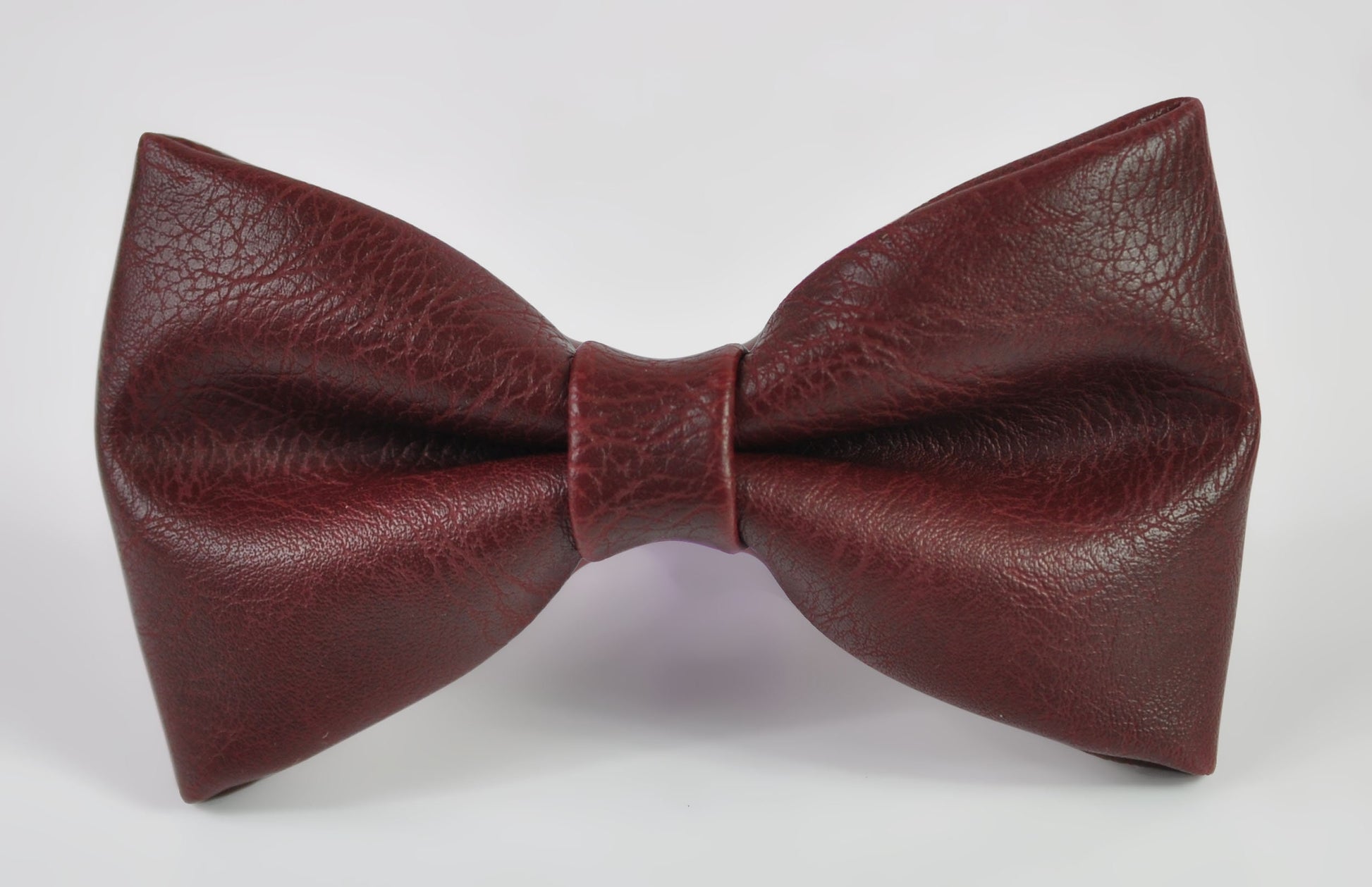 Burgundy Red Dark Red Faux Leather Bow tie + Wine Red Elastic Suspenders Braces Baby infant Toddler / Boy Kids / Youth Teenage / Adult Men