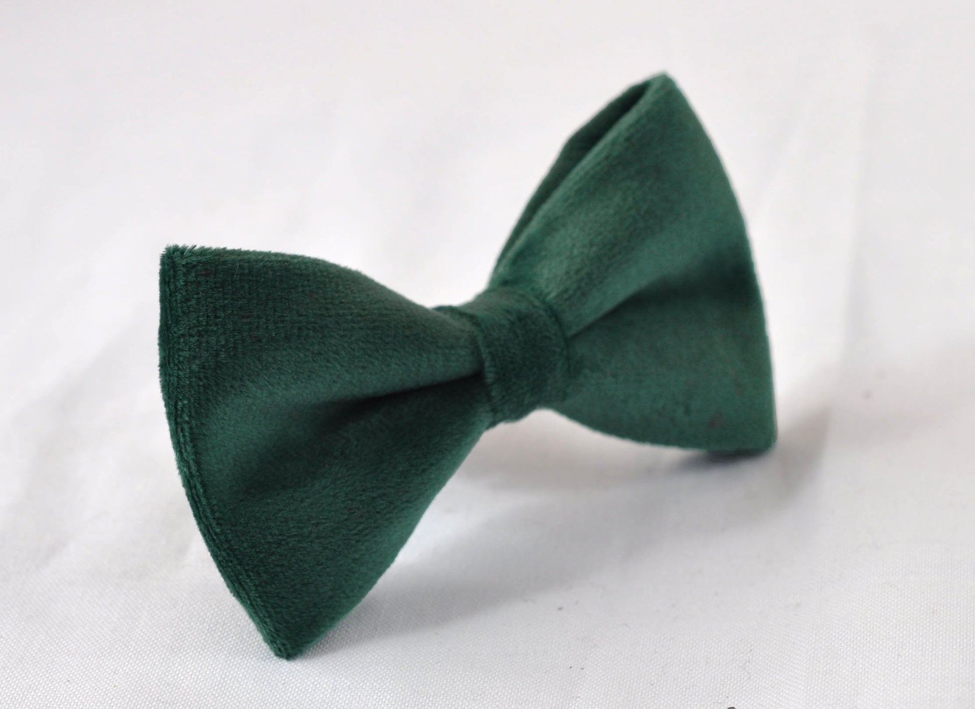 Emerald Green Dark Green Velvet Bow tie Bowtie + Pocket Square Hanky Handkerchief for Men / Youth Teenage / Boy Kids / Infant Toddler Baby