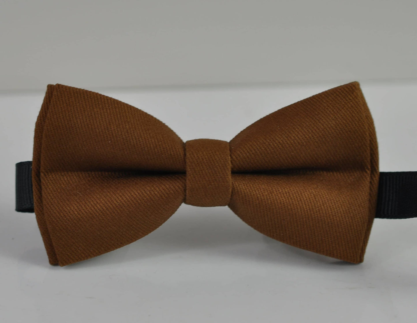 Toffee Brown Pretied Cotton Bow tie Bowtie for Men Adult / Youth Teenage / Boy Kids / Toddler Baby Infant