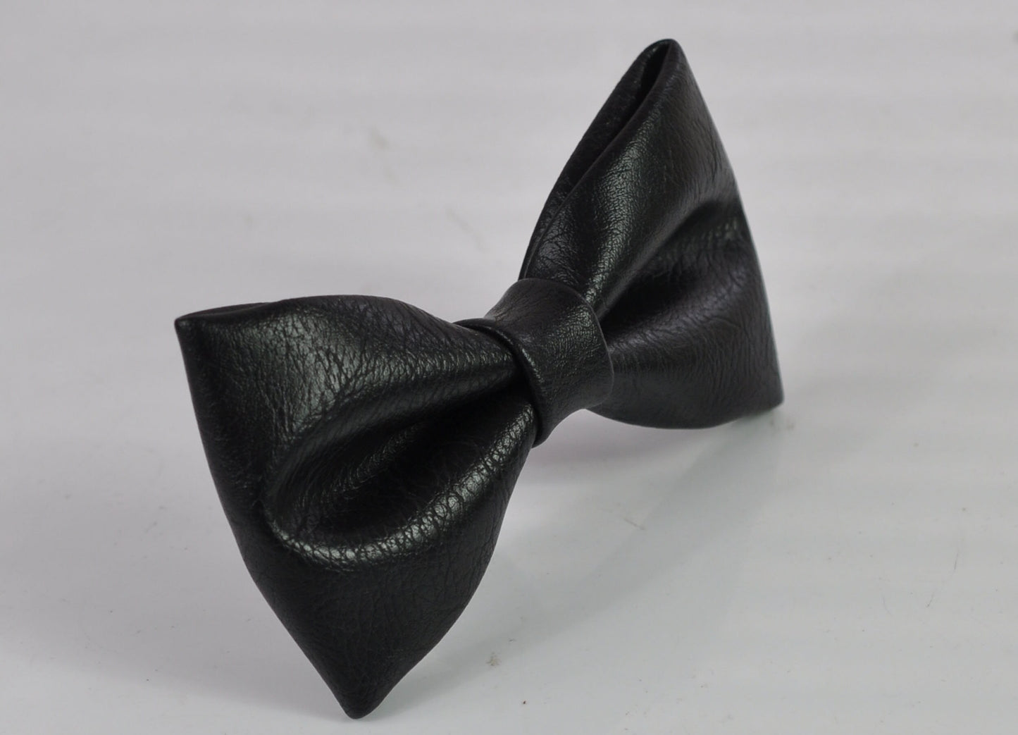 Black Faux Leather Pretied Bow Tie Bowties Wedding Party for Men Adult / Youth Teenage / Toddler Boy / Baby Infant Toddler