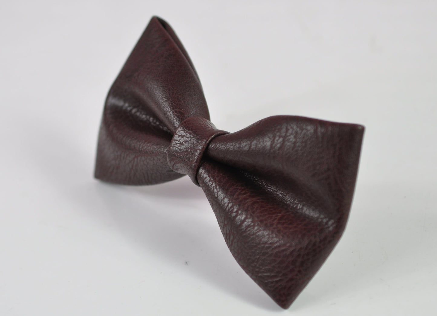 Dark Brown Faux Leather Pretied Bow Tie Bowties for Men Adult / Youth Teenage / Toddler Boy / Baby Infant Toddler Wedding Prom