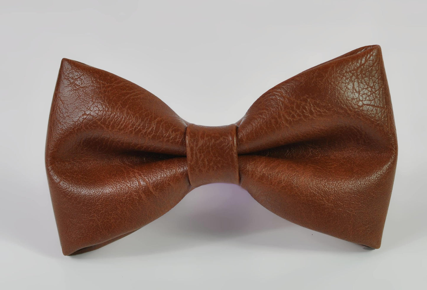 Toffee Brown Faux Leather Pretied Bow Tie Bowties for Men Adult / Youth Teenage / Toddler Boy / Baby Infant Toddler Wedding Prom