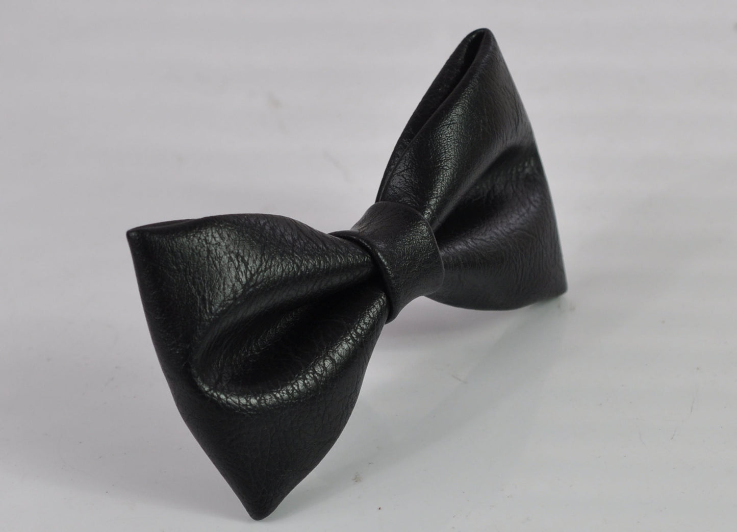 Black Faux Leather Bow tie Bowtie + Matched Elastic Suspenders Braces for Baby infant Toddler / Boy Kids / Youth Teenage / Adult Men