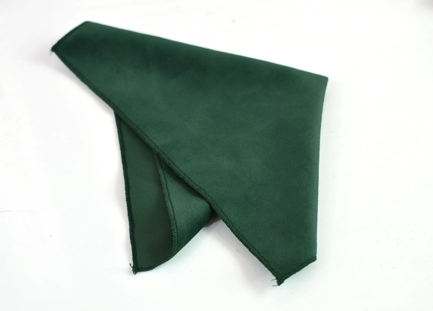 Emerald Green Dark Green Velvet Bow tie Bowtie + Pocket Square Hanky Handkerchief for Men / Youth Teenage / Boy Kids / Infant Toddler Baby