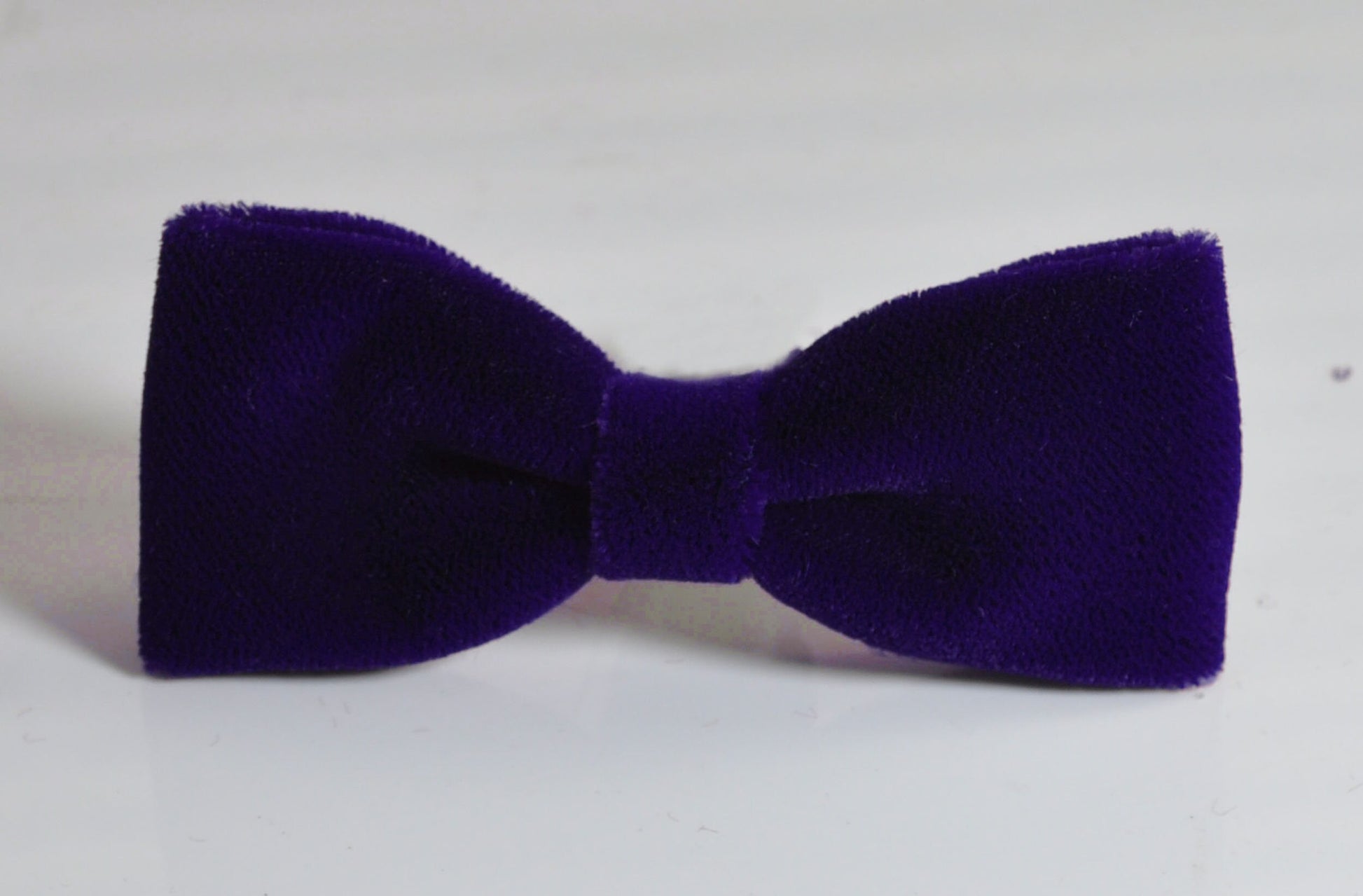 Violet Purple Blue Velvet Pre tied SKINNY NARROW Bow Tie Bowtie for Men Adult / Youth Teenage / Boy Kids / Baby Infant Toddler Wedding