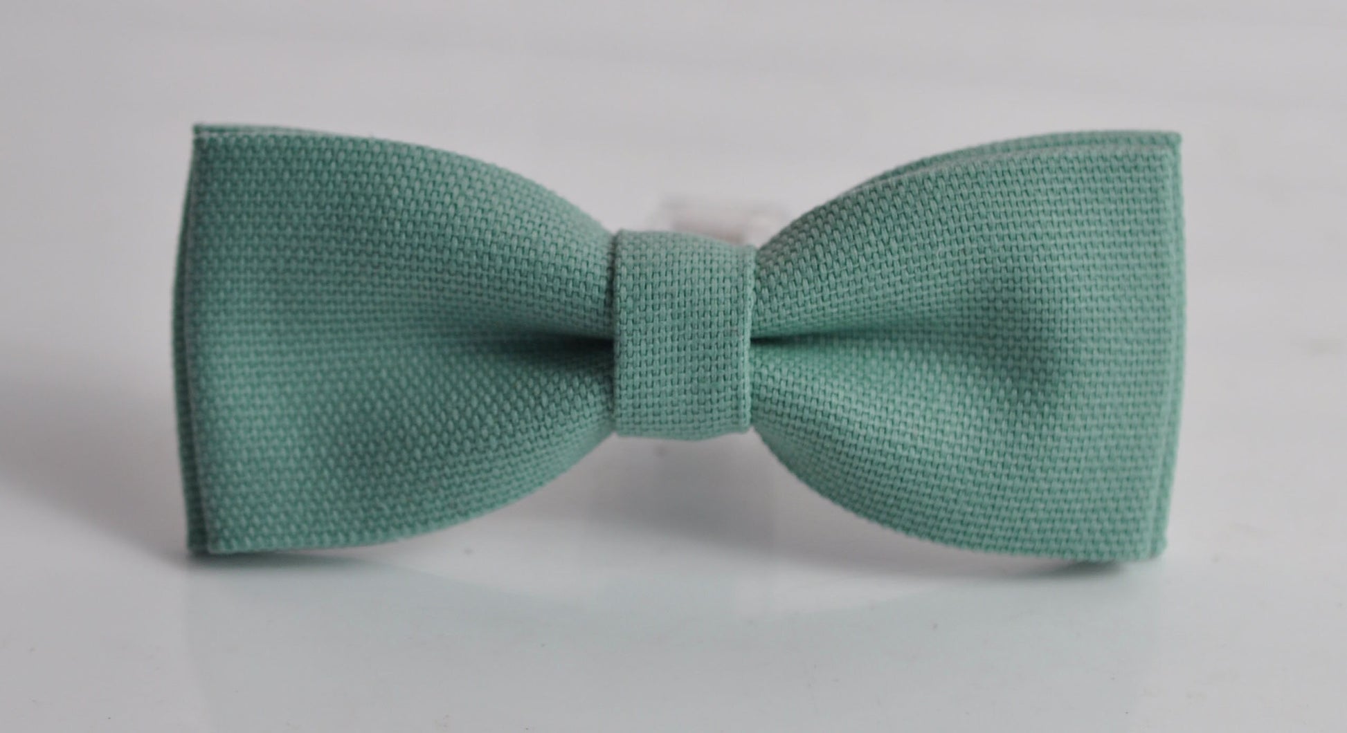 Sage Green Cotton Pre tied SKINNY NARROW Bow Tie Bowtie for Men Adult / Youth Teenage / Boy Kids / Baby Infant Toddler Wedding Prom