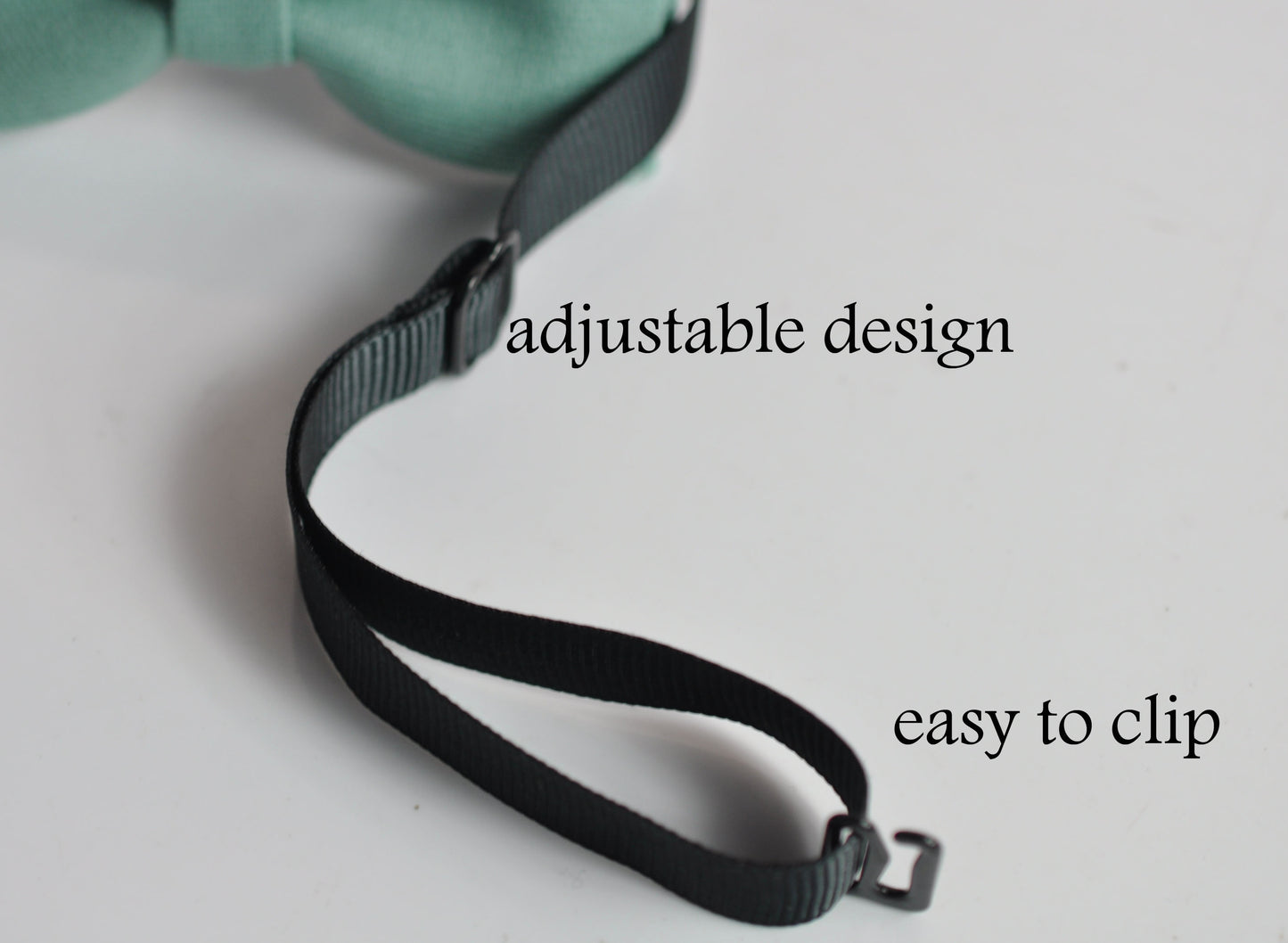 Sage Green Cotton Skinny Narrow Bow tie + Tan Brown Elastic Suspenders Braces for Men Adult / Teenage Youth / Boy Kids / Baby Infant Toddler