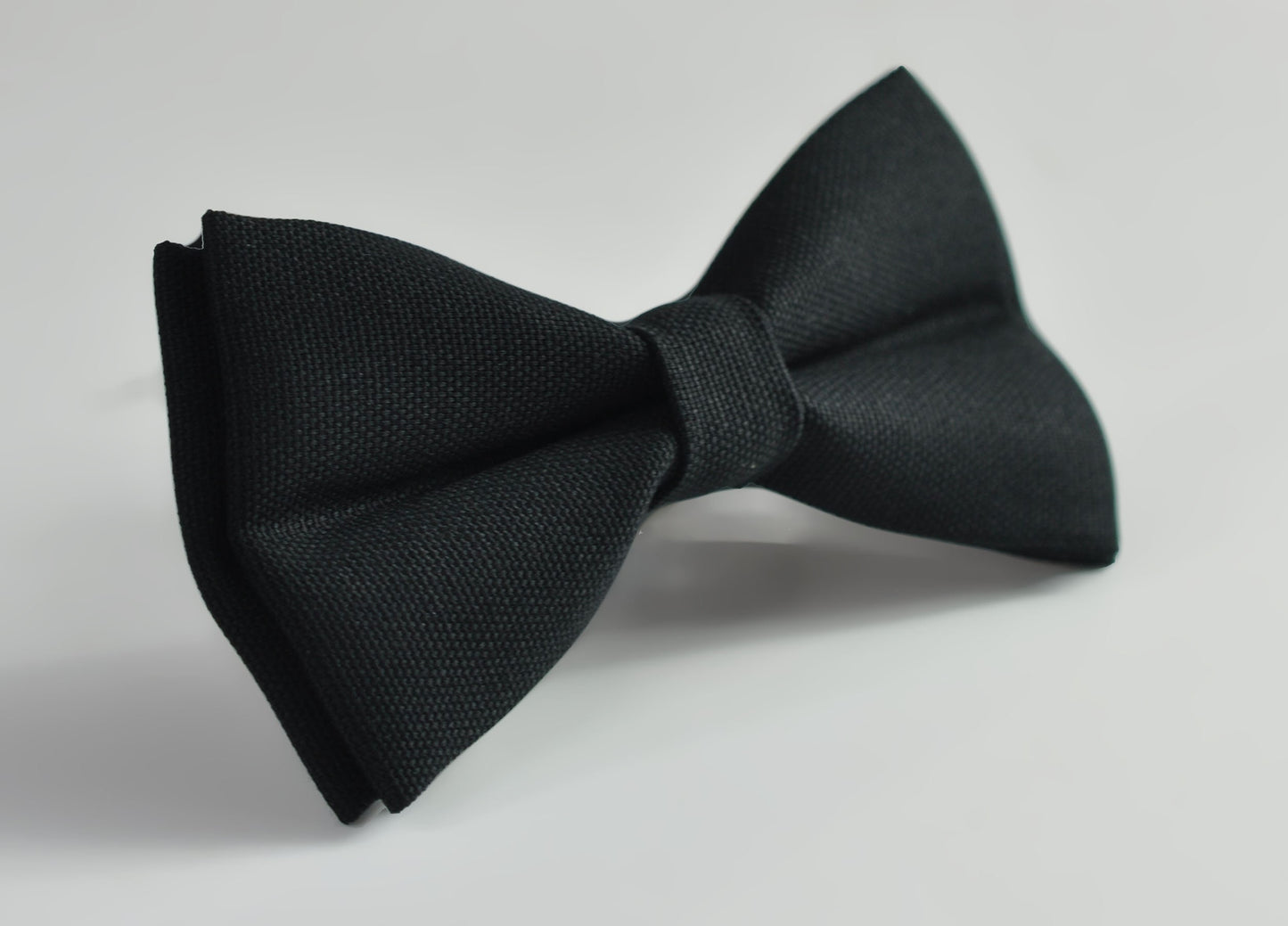 Black Pretied Cotton Bow Tie Bowtie For Men Adult / Youth Teenage / Boy Kids / Infant Toddler Baby