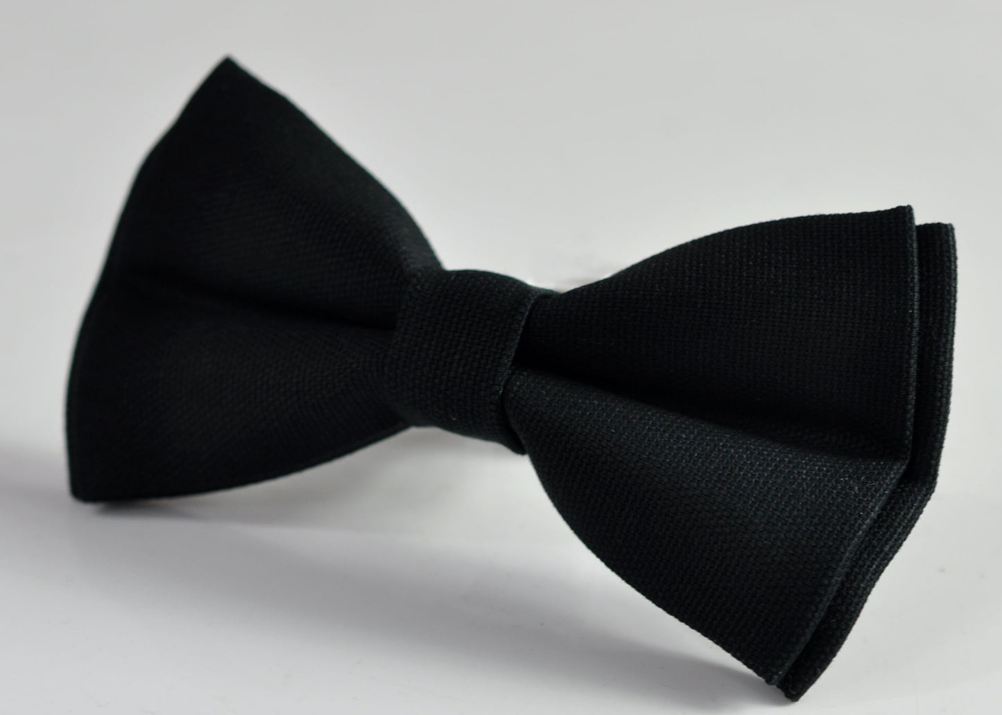 Black Pretied Cotton Bow Tie Bowtie For Men Adult / Youth Teenage / Boy Kids / Infant Toddler Baby