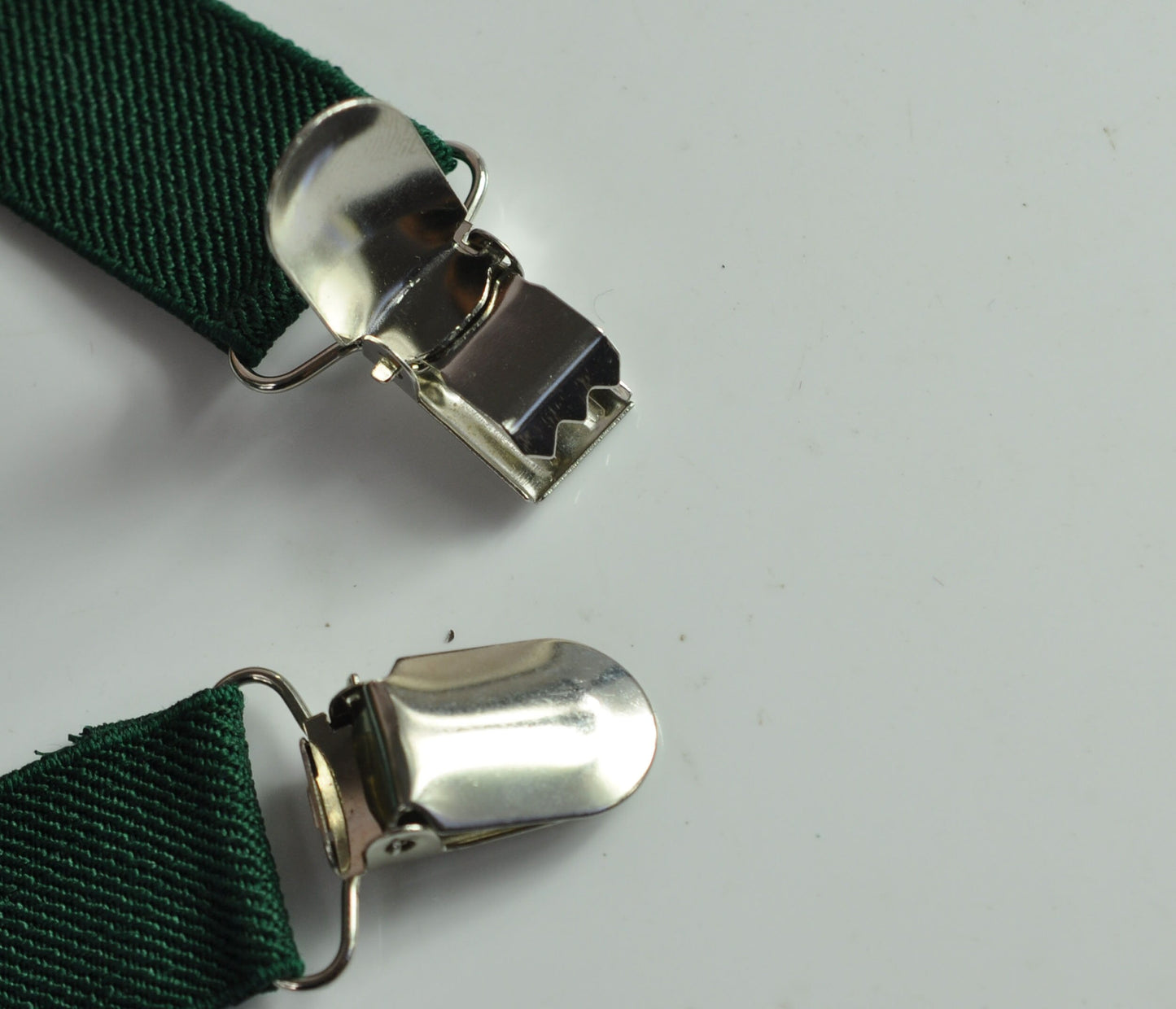 Dark Emerald Green Bottle Green 25mm X-back Elastic Suspenders braces for Men / Youth / Boy Kids / Baby Infant toddler