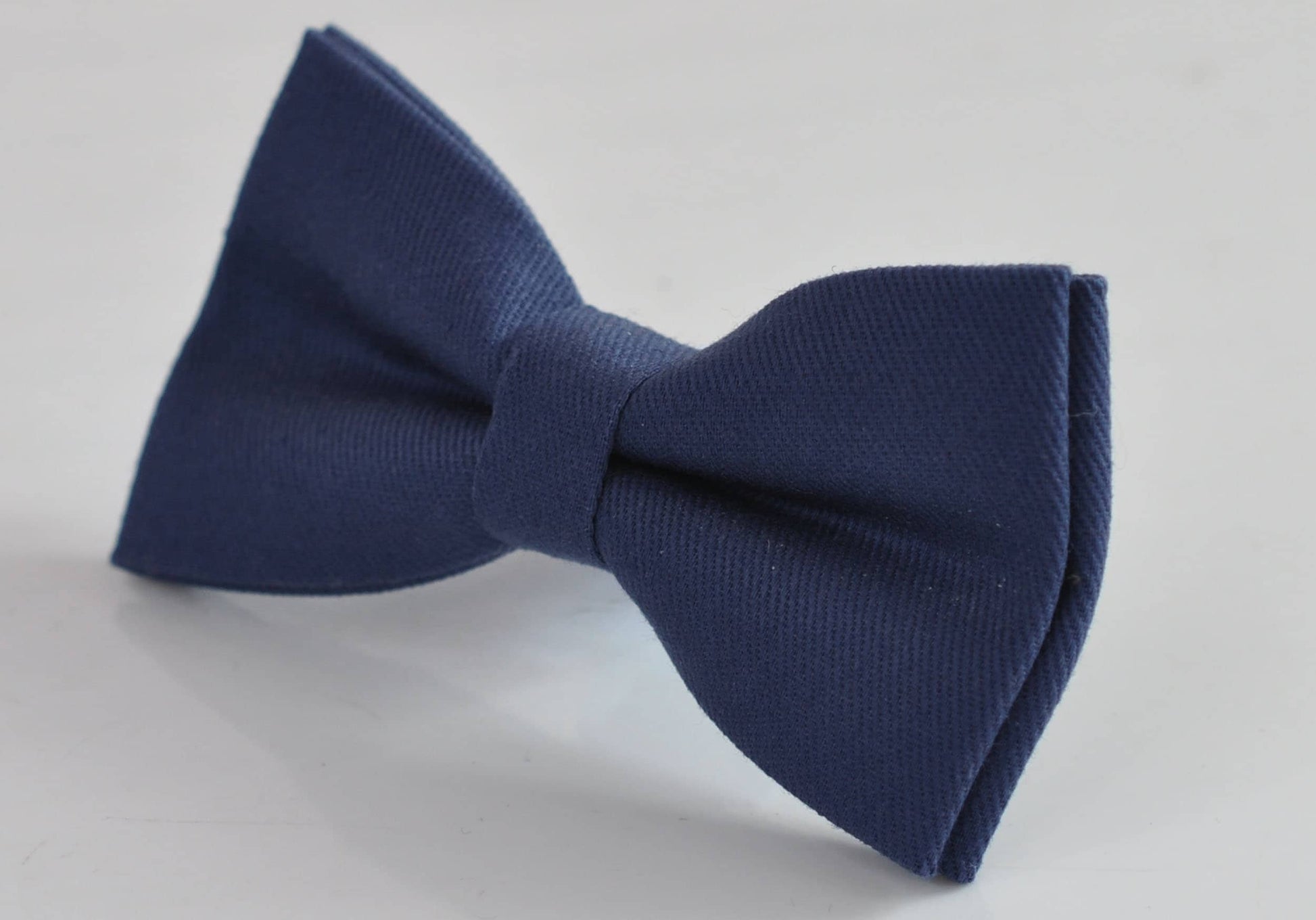 Sapphire Yale Steel Blue COTTON Bow tie + Matched Elastic Suspenders Braces for Baby infant Toddler/ Kids Boy / Youth Teenage / Men