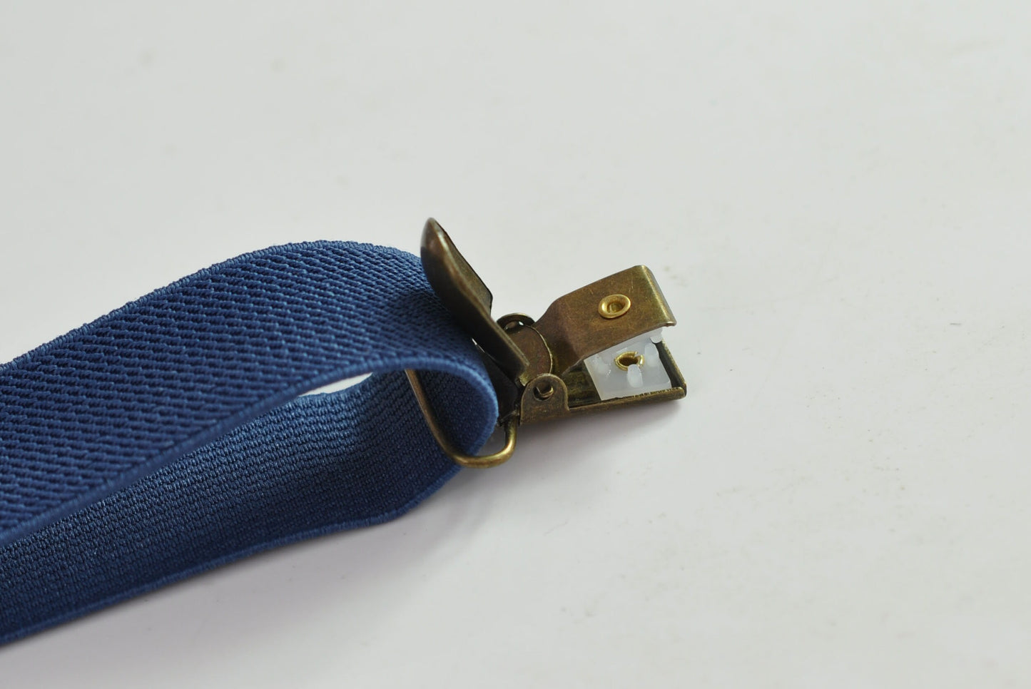 Sapphire Yale Steel Blue COTTON Bow tie + Matched Elastic Suspenders Braces for Baby infant Toddler/ Kids Boy / Youth Teenage / Men
