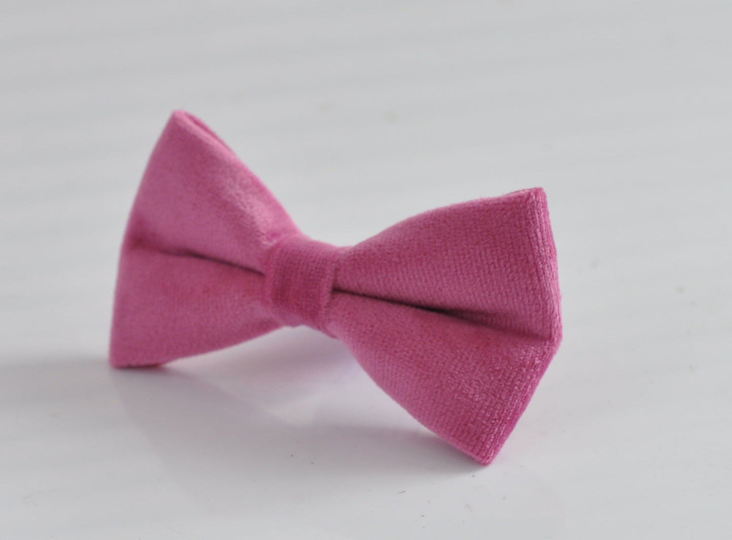 Candy Pink Rose PInk Hot Pink Velvet Pre tied Bow tie Bowtie for Men Adult / Youth Teenage / Boy Kids / Baby Infant Toddler