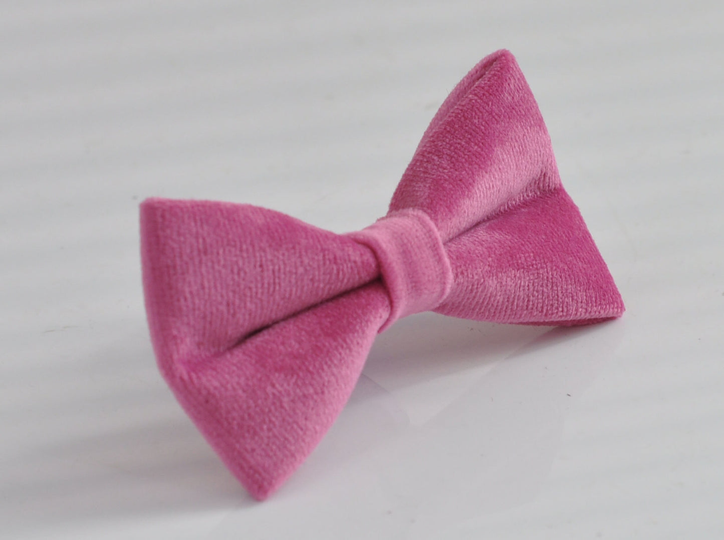 Candy Pink Hot Pink Rose Pink Velvet Bow tie + Tan Brown Elastic Suspenders Braces for Men / Youth / Boys Kids / Baby Infant Toddler
